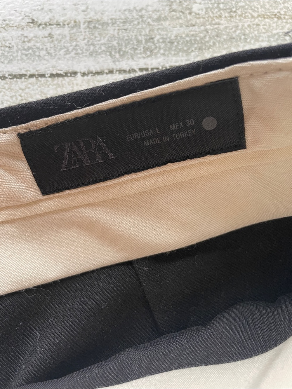 Zara Black Pleated High-Waist Super Wide Leg Trousers - Picture 10 of 14